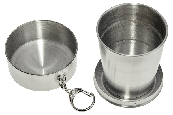 Стакан складной TOURIST "Дружба", 150 мл, нержавеющая. сталь