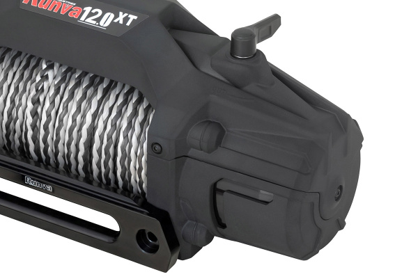 Лебёдка электрическая 12V Runva 12000 lbs 5443 кг синтетический трос