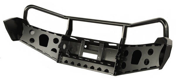 Бампер РИФ передний VW Amarok без доп. фар с кенгурином