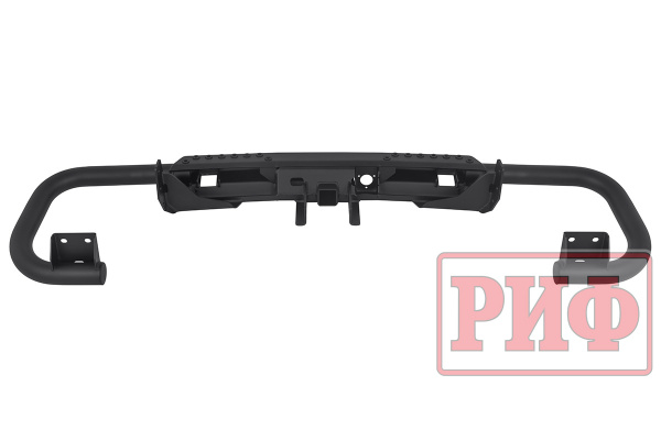 Бампер РИФ силовой задний УАЗ Патриот 2015+ с квадратом под фаркоп, стандарт