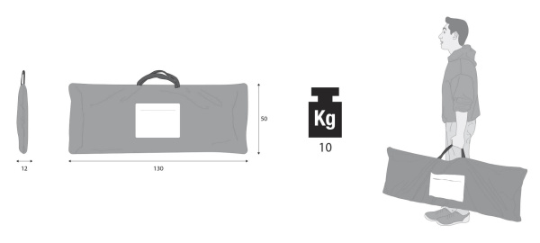 Тамбур к палатке AUTOHOME MAGGIOLINA AIRLANDER/AIRTOP, высота до 200 см