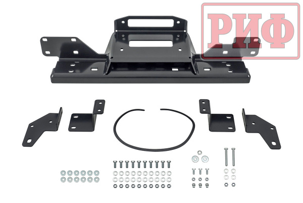 Площадка РИФ под лебёдку в штатный бампер Toyota Hilux 2020+