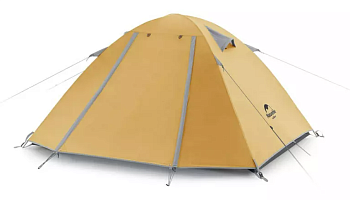 Палатка Naturehike P-Series 4-местная, алюминиевый каркас, желтая Палатка Naturehike P-Series 4-местная, алюминиевый каркас, желтая
