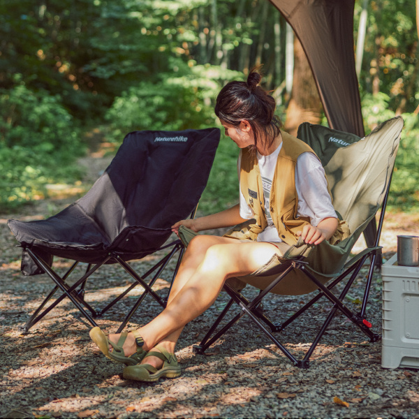 Кресло туристическое Naturehike Sea star 001, 51х62,5х90 см, складное, до 120 кг. черное