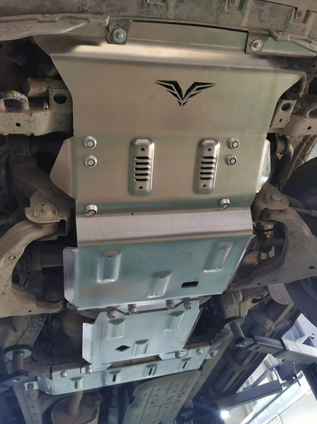 Защита Falcon радиатора, картера, РК, КПП для GWM Haval H9 (2015-2023), алюм. 8 мм