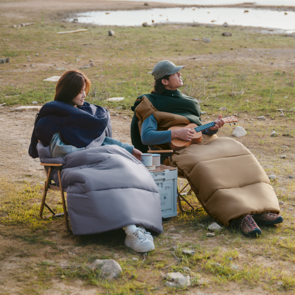 Мешок спальный Naturehike Sunny Day PL02 U450, (190+30)х80 см, (левый) (ТК: +4C), серо-голубой