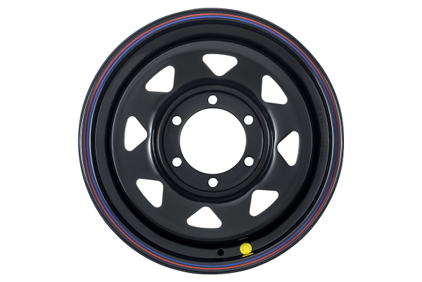 Диск усиленный Тойота Ниссан стальной черный 6x139,7 7xR16 d110 ET+30 (треуг. мелкий) Диск усиленный Тойота Ниссан стальной черный 6x139,7 7xR16 d110 ET+30 (треуг. мелкий)