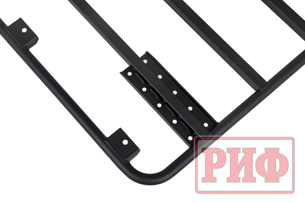 Багажник экспедиционный (платформа) РИФ 1350x2100 мм Toyota Land Cruiser 78 (высота крепежа 199 мм)