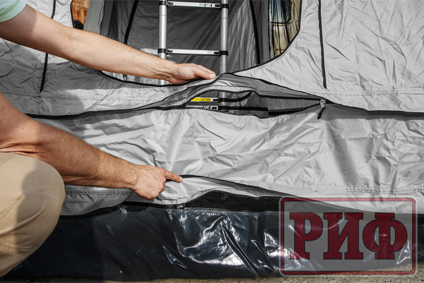 4 Тамбур к палатке РИФ Soft RT02-180 PRO, тент серый