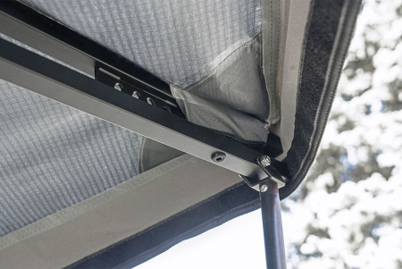 Маркиза автомобильная РИФ веерная, безопорная 2,3х2 м (правая)