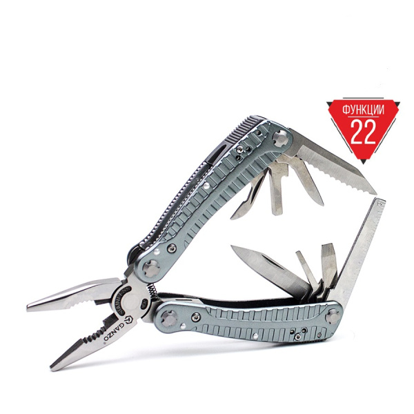 Мультитул Ganzo G105, 22 предмета, цв.серый Мультитул Ganzo G105, 22 предмета, цв.серый