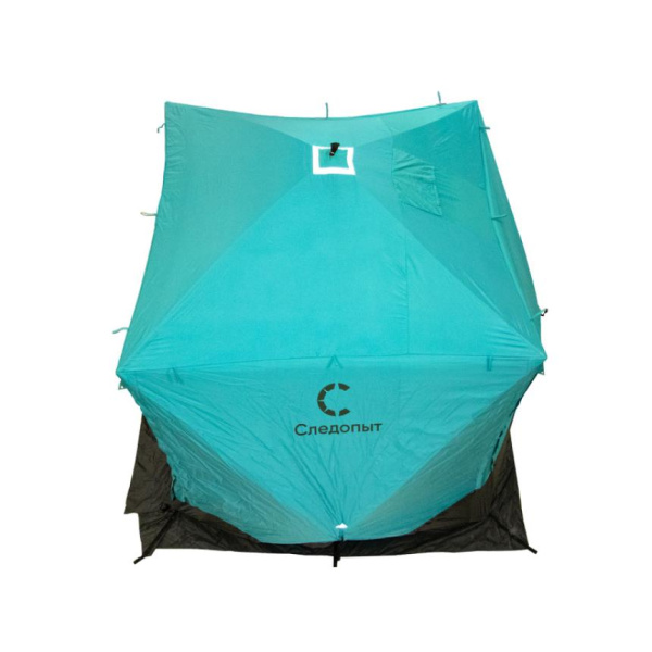 Шатер "СЛЕДОПЫТ" быстросборный, h-2,05 м, 2,1х2,1 м., S по полу 4,4 кв.м, цв. WATERFALL