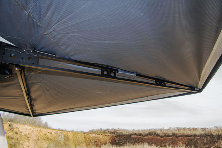 Маркиза автомобильная РИФ веерная, безопорная 2,3х2 м (левая)