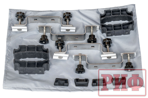 Палатка на крышу автомобиля РИФ Hard RT03-165W, корпус белый, тент серый