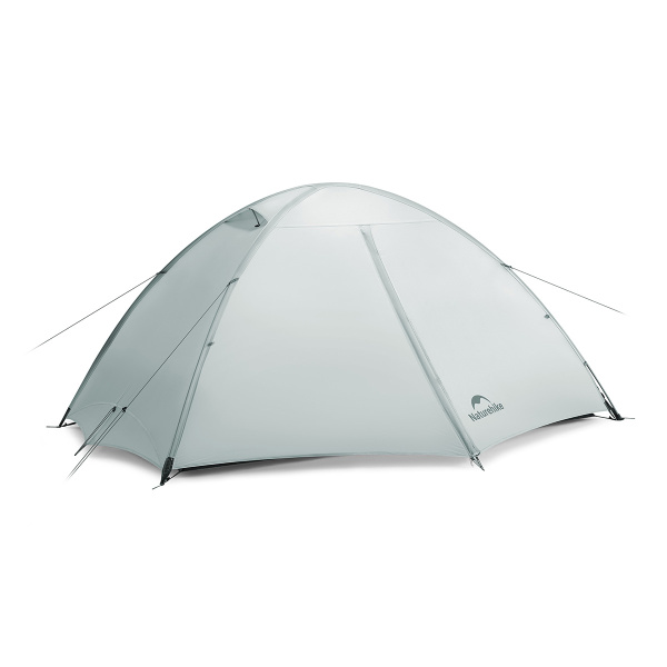 Палатка Naturehike Jiling UL 2-местная, алюминиевый каркас, сверхлегкая, серая