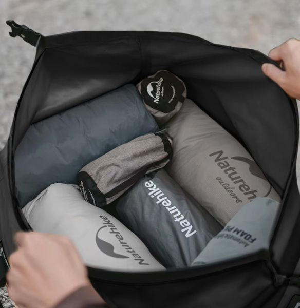 4 Гермосумка Naturehike 60 л ПВХ (черная)