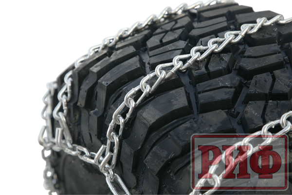 Цепи противоскольжения РИФ 4х4 "лесенка" 25 мм, 325/60R20, 35x12.5R17 (к-т 2 шт.)