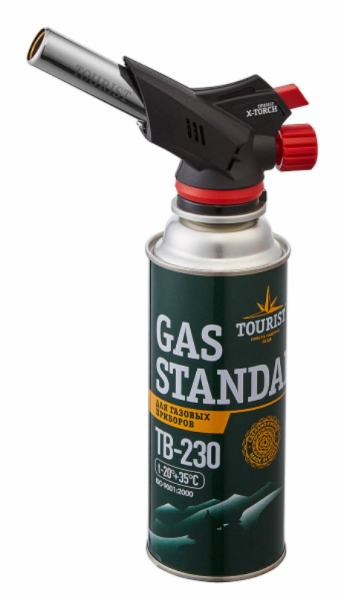Резак газовый TOURIST X-TORCH с пьезоподжигом и системой подогрева газа