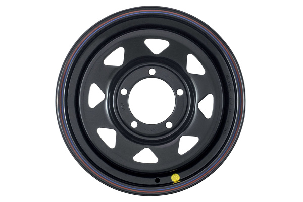 Диск усиленный УАЗ стальной черный 5x139,7 8xR16 d110 ET+20 (треугольник мелкий)