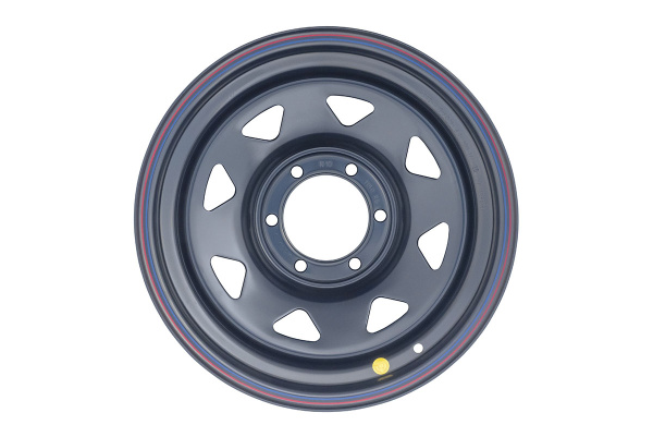 Диск усиленный Toyota Hilux 2.5D, 3.0D стальной черный 6x139,7 8xR16 d110 ET-10 (треуг. мелк.)