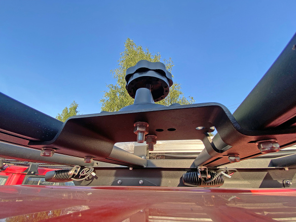 Кронштейны для крепления экспедиционной канистры к алюминиевому багажнику (платформе) РИФ