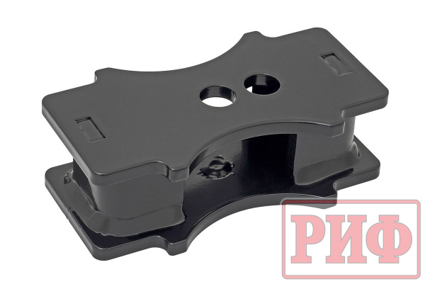 Проставка РИФ рессора-мост H=50 мм (отв.14,5 мм, ось 13 мм)