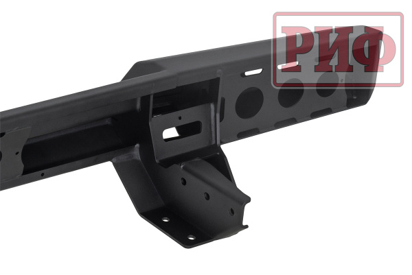 Бампер РИФ силовой задний для ГАЗ Соболь NN 4x4 с фонарями, возможностью установки фаркопа, стандарт