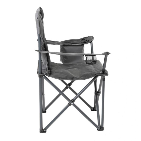 Кресло NISUS складное серое 150 кг.