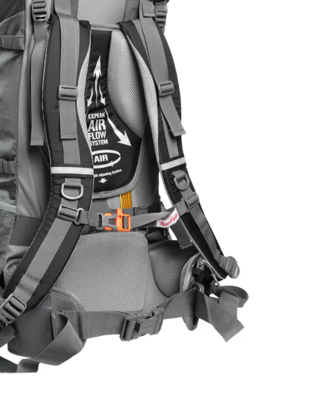 Рюкзак туристический Naturehike 70 л, черно-серый