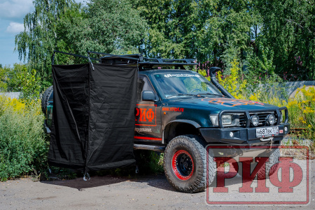 Маркиза-душ РИФ 100х180 см, черная