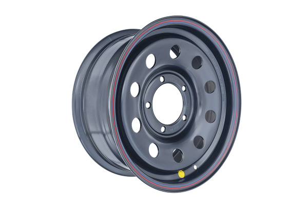 Диск усиленный УАЗ стальной черный 5x139,7 7xR16 d110 ET+25 (уценка)