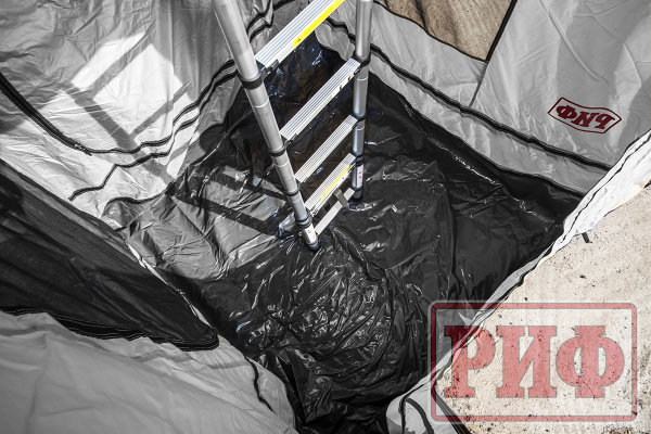 Тамбур к палатке РИФ Soft RT02-120, тент серый Тамбур к палатке РИФ Soft RT02-120, тент серый