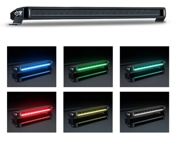 Светодиодная фара водительского света AURORA 508 мм 100W с RGB подсветкой