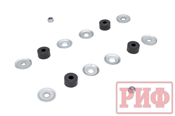 Амортизатор усиленный РИФ "Арктика" передний Toyota Land Cruiser 80/105 лифт 100 мм