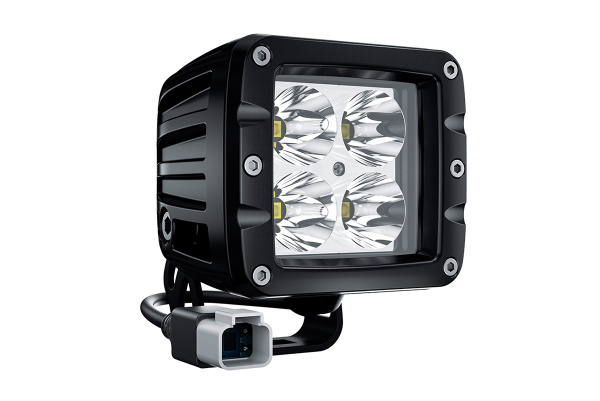 Светодиодные фары дальнего света AURORA 76x76 мм 40W (комплект 2 шт)