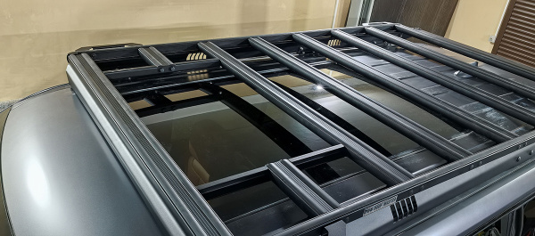 Багажник экспедиционный (платформа) алюминиевый РИФ 1300x2080 мм для Haval H9 2024+ (с крепежом)