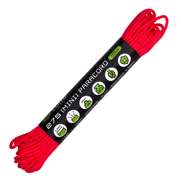 Паракорд 275 (мини) CORD nylon 10м (neon pink) Паракорд 275 (мини) CORD nylon 10м (neon pink)