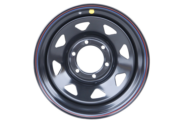 Диск усиленный Toyota Hilux 2.5D, 3.0D стальной черный 6x139,7 8xR16 d110 ET-10 (треуг. мелк.)