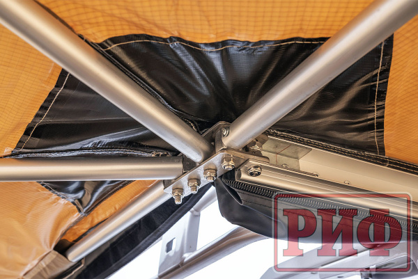 Маркиза автомобильная РИФ комбинированная (прямоугольная с веерной частью) 2,0х2,0 м (правая)