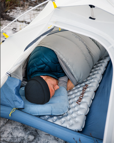 4 Коврик надувной Naturehike 196х64х8 см, оранжевый