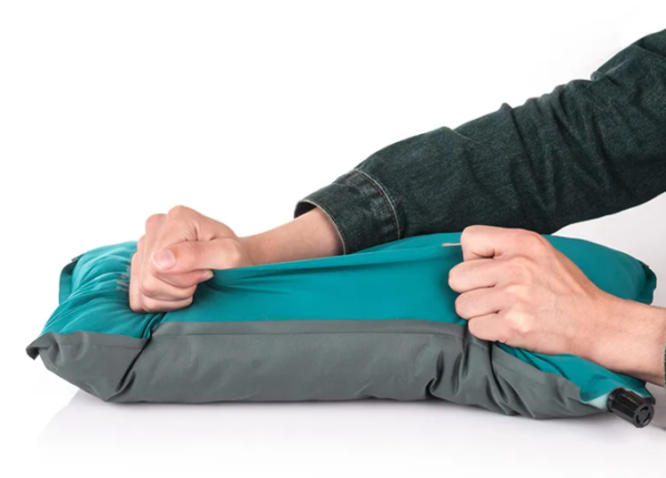 Подушка самонадувающаяся Naturehike 46х27х9,5 см, голубая