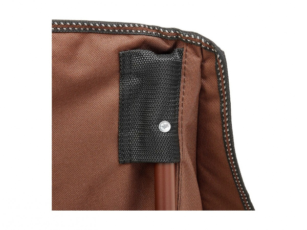 Кресло NISUS складное (коричневый) 140 кг.