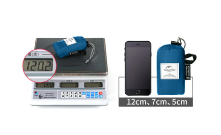 5 Рюкзак Naturehike 18L, голубой