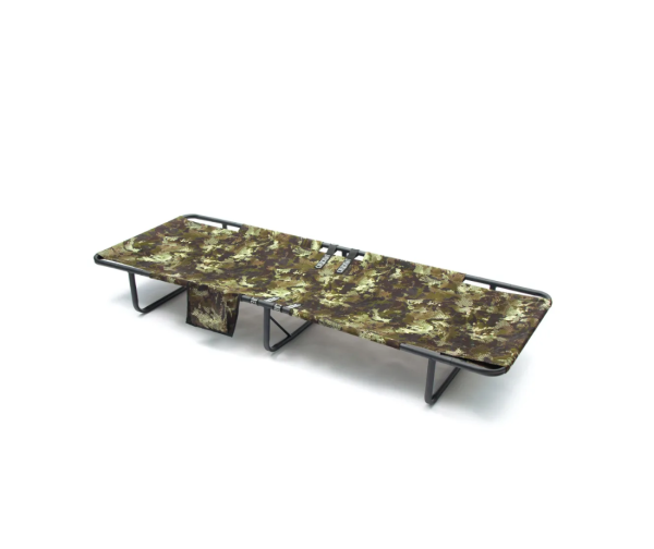 Раскладушка туристическая в чехле "Т.И.Ш.Ь 2", 1900х700х230 мм, макс. нагрузка 150 кг, КМФ