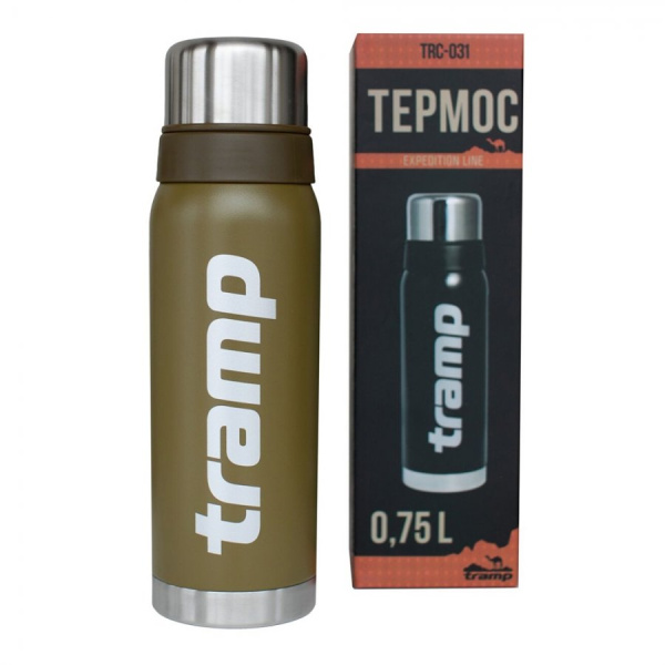 4 Термос TRAMP Expedition line 0,75 л., Оливковый