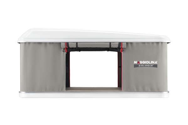 Палатка на крышу автомобиля AUTOHOME MAGGIOLINA AIRLANDER PLUS SMALL, серый тент, лестница 215 мм