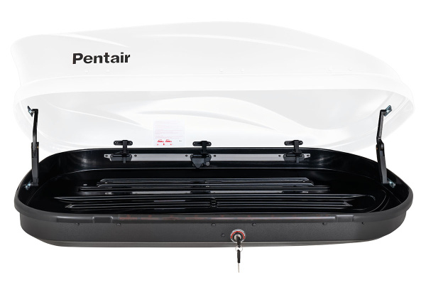 Бокс автомобильный на крышу Pentair PYTHON 360L белый глянец, двусторонний