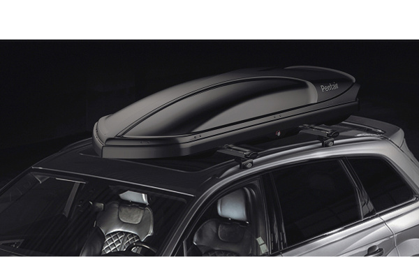 Бокс автомобильный на крышу Pentair COBRA 420L черный глянец, двусторонний