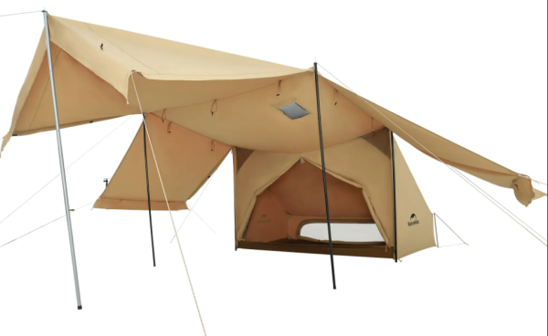 Палатка Naturehike Mountain Stream, 1-местная, алюминиевый каркас, бежевая