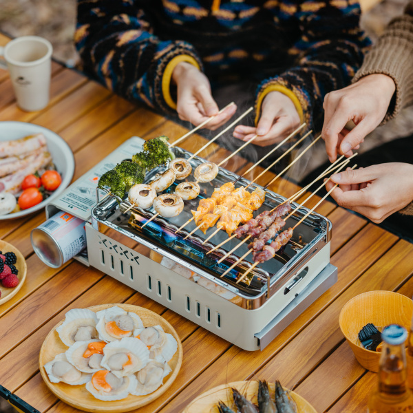 Гриль газовый Naturehike 2,2 кВт, бежевый